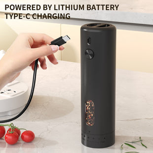 Orca Rechargeable Salt and Pepper Mill 110ml, Black - OR-SPM-65A