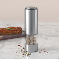 Orca Rechargeable Salt and Pepper Mill 70ml, Stainless Steel - OR-SPM-S34A
