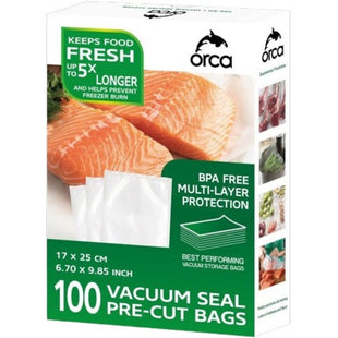 Orca Vacuum Sealer Bag 17x25cm 100qty - OR-VSBAG17X25