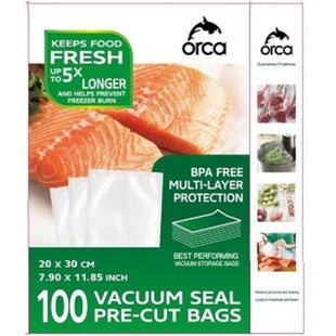 Orca Vacuum Sealer Bag 15x20cm 100qty - OR-VSBAG15X20