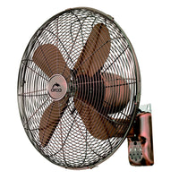 Orca Wall Fan 16-inch Metal Remote Copper Colour