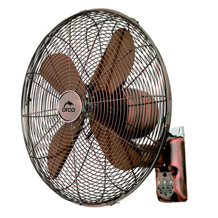 Orca Wall Fan 16-inch Metal Remote Copper Colour