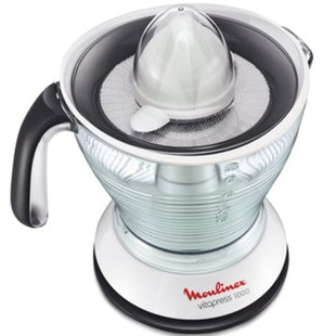Moulinex PC302B - Citrus Press Juicer, 25W Motor, 1 Litre Pitcher, Includes Removable Filter and Dust Lid