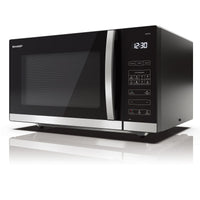 Sharp 30Liter Flatbed Inverter Microwave Oven - Black