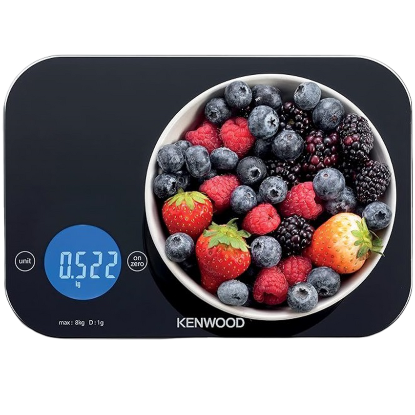 Kenwood Digital Kitchen Scale 8kg/22lbs Capacity - WEP50.000BK