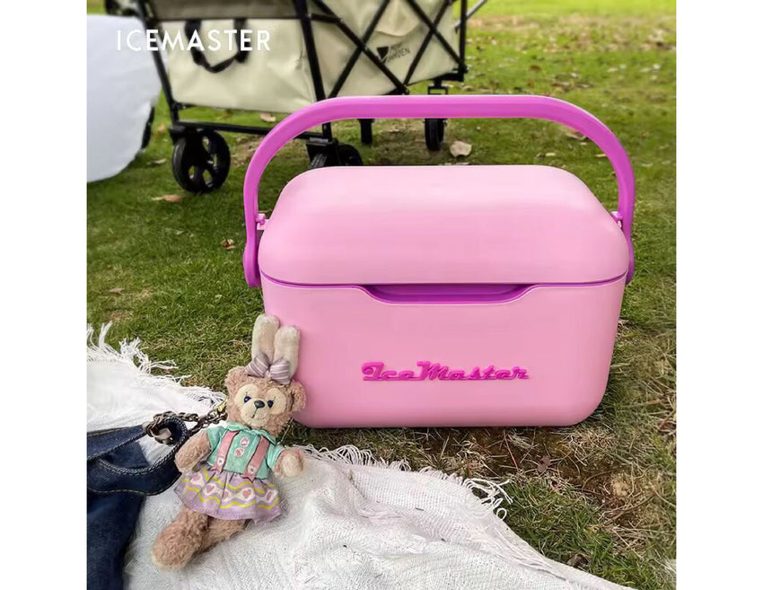 Icemaster Cooler Box with Handle and Strap Portable  ,Waterproof, insulated  carry it by hand or hang it over the shoulder, Optimised thermal insulation with 2 layers of AIRPOP and PolyPropylene