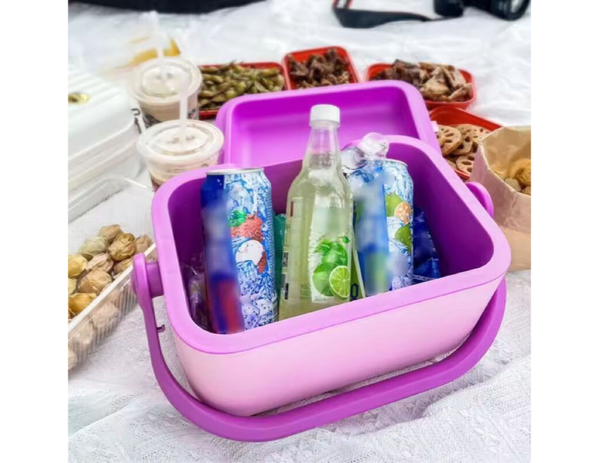 Icemaster Cooler Box with Handle and Strap Portable  ,Waterproof, insulated  carry it by hand or hang it over the shoulder, Optimised thermal insulation with 2 layers of AIRPOP and PolyPropylene