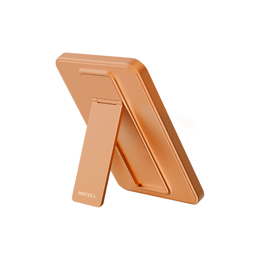 MOCOLL 5000mAh Orange Magnetic Power Bank Stand – PD 20W Fast Wireless Charging