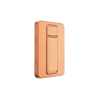 MOCOLL 5000mAh Orange Magnetic Power Bank Stand – PD 20W Fast Wireless Charging