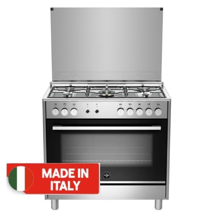 La Germania 5 Burners Gas Cooker, 90x60cm, TUS95C31DX - Silver
