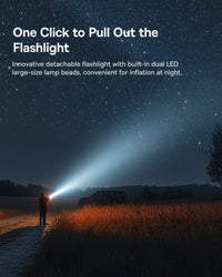 Baseus PrimeTrip VA1 Wired and Wireless 2-in-1 Tire Inflator - Cosmic Black