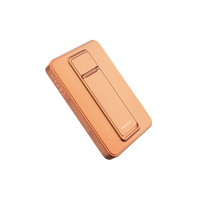 MOCOLL 5000mAh Orange Magnetic Power Bank Stand – PD 20W Fast Wireless Charging