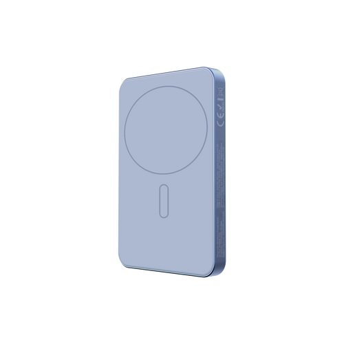 MOCOLL 5000mAh Blue Magnetic Power Bank Stand – PD 20W Fast Wireless Charging