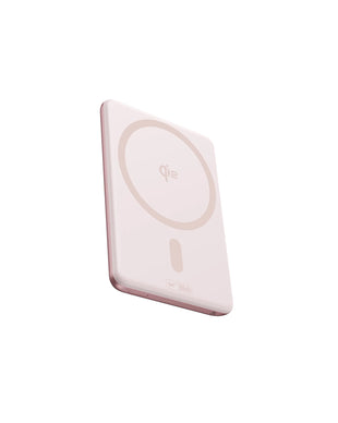 Baseus PicoGo AM31 Qi2 Ultra-Mini Magnetic Power Bank with Kickstand 5000mAh 20W - Nebula Pink