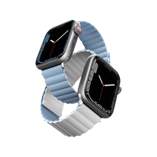 Uniq Revix Reversible Magnetic for Apple Watch Strap 42/44/45mm Artic White / Blue