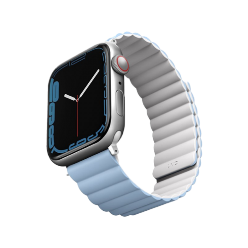 Uniq Revix Reversible Magnetic for Apple Watch Strap 42/44/45mm Artic White / Blue