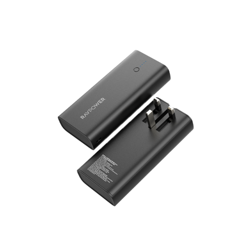 Ravpower RP-RP243 10000mAh 20W 3-Ports With Power Bank UK Plug black