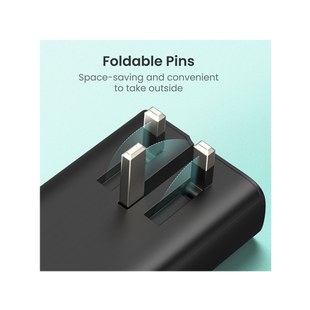 Ravpower RP-RP243 10000mAh 20W 3-Ports With Power Bank UK Plug black