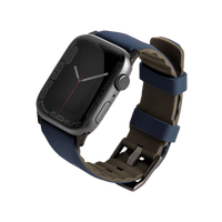 UNIQ LINUS AIROSOFT SILICONE APPLE WATCH STRAP 45/44/42MM - NAUTICAL BLUE (BLUE) EOL