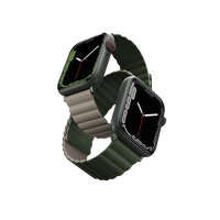 Uniq Revix Reversible Magnetic for Apple Watch Strap 42/44/45mm Pine (Green/Taupe)