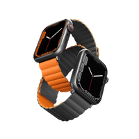 Uniq Revix Reversible Magnetic for Apple Watch Strap 42/44/45mm Charcoal (Grey/Orange)