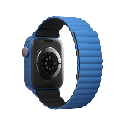 Uniq Revix Reversible Magnetic for Apple Watch Strap 42/44/45mm Caspian (Blue/Black)