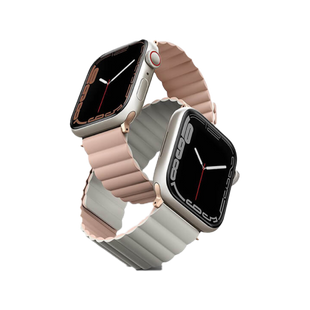 Uniq Revix Reversible Magnetic for Apple Watch Strap 42/44/45mm Blush (Pink/Beige)