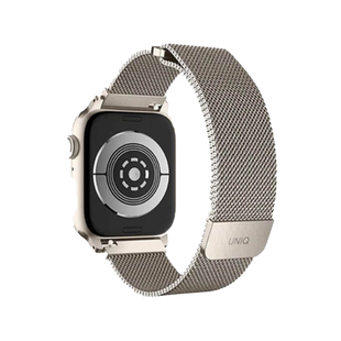 Uniq Dante Milanese Mesh Steel Strap for Apple watch 42/44/45mm - Starlight