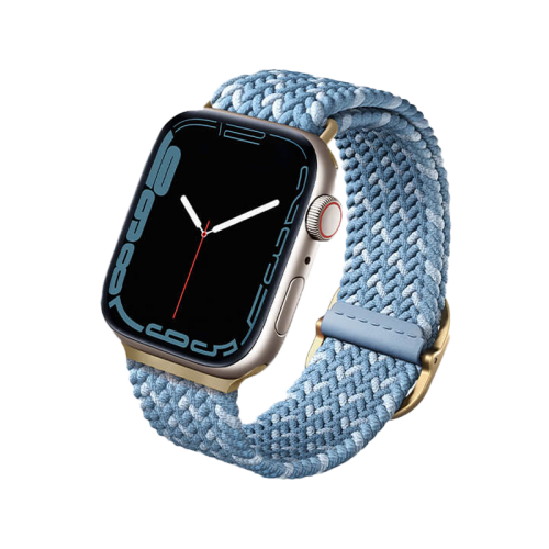 UNIQ ASPEN DESIGNER EDITION BRAIDED APPLE WATCH STRAP 41/40/38MM CERULEAN BLUE (CERULEAN BLUE)