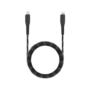 Energea Nyloflex USB-C to Lightning Cable 3M - Black
