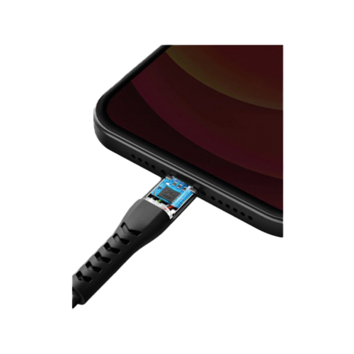 Energea Nyloflex USB-C to Lightning Cable 3M - Black
