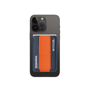 SKINARMA MAG-CHARGE CARD HOLDER WITH GRIP STAND ~ KADO Navy