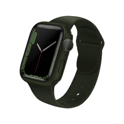 Uniq Legion Case With Screen Protection for Apple Watch 45mm - Hunter Green EOL