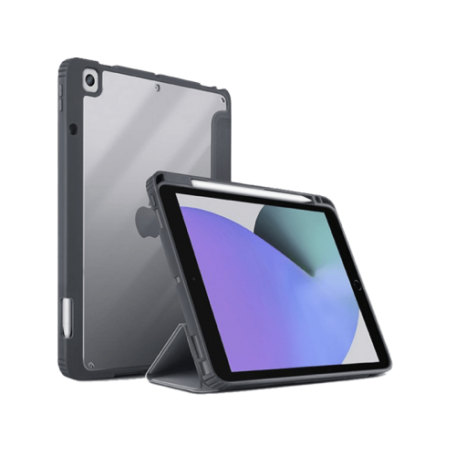 UNIQ MOVEN NEW IPAD 10.2 ANTIMICROBIAL - CHARCOAL (GREY)