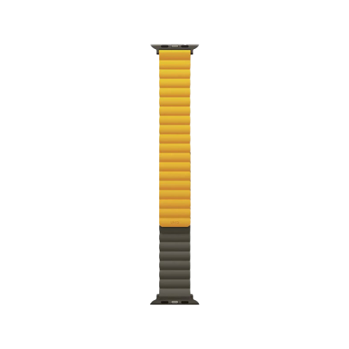 UNIQ REVIX REVERSIBLE MAGNETIC APPLE WATCH STRAP 45/44/42MM - MUSTARD (MUSTARD/KHAKI) EOL