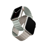 UNIQ REVIX REVERSIBLE MAGNETIC APPLE WATCH STRAP 41/40/38MM - SAGE (SAGE/BEIGE)