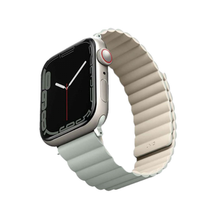 UNIQ REVIX REVERSIBLE MAGNETIC APPLE WATCH STRAP 41/40/38MM - SAGE (SAGE/BEIGE)