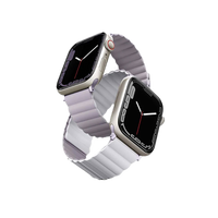UNIQ REVIX REVERSIBLE MAGNETIC APPLE WATCH STRAP 41/40/38MM - LILAC (LILAC/WHITE)