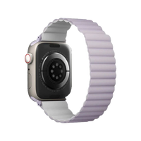 UNIQ REVIX REVERSIBLE MAGNETIC APPLE WATCH STRAP 41/40/38MM - LILAC (LILAC/WHITE)