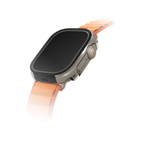 UNIQ VALENCIA WATCH CASE FOR APPLE WATCH ULTRA 49MM - TITANIUM (SILVER)