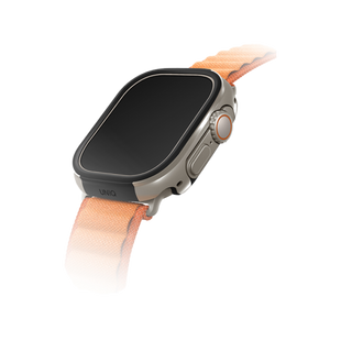 UNIQ VALENCIA WATCH CASE FOR APPLE WATCH ULTRA 49MM - TITANIUM (SILVER)