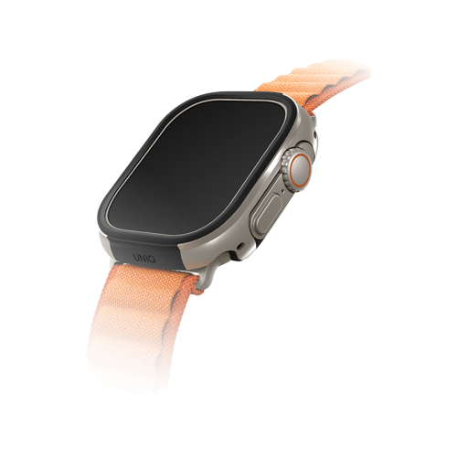 UNIQ VALENCIA WATCH CASE FOR APPLE WATCH ULTRA 49MM - TITANIUM (SILVER)