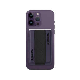 SKINARMA MAG-CHARGE CARD HOLDER WITH GRIP STAND ~ KADO EOL Purple
(Purple/Black)