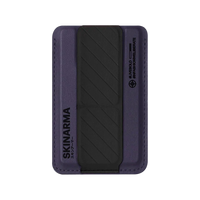 SKINARMA MAG-CHARGE CARD HOLDER WITH GRIP STAND ~ KADO EOL Purple
(Purple/Black)