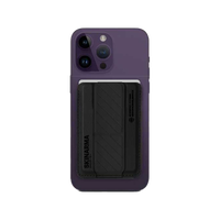 SKINARMA MAG-CHARGE CARD HOLDER WITH GRIP STAND KADO KIRA KOBAI Chrome