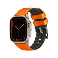 Uniq Linus Airosoft Silicone Strap For Apple Watch 49/45/44/42mm - Lime Green