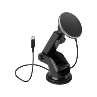 ENERGEA MAGDRIVE, MAGSAFE COMPATIBLE ALUMINUM CAR CHARGER (DESKTOP/AIRVENT) - GUN/BLK