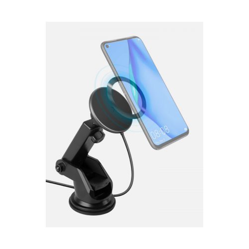 ENERGEA MAGDRIVE, MAGSAFE COMPATIBLE ALUMINUM CAR CHARGER (DESKTOP/AIRVENT) - GUN/BLK