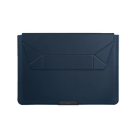 UNIQ OSLO LAPTOP SLEEVE WITH FOLDABLE STAND (UP TO 14”)  - NAVY BLUE (NAVY BLUE)
