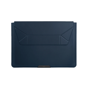 UNIQ OSLO LAPTOP SLEEVE WITH FOLDABLE STAND (UP TO 14”)  - NAVY BLUE (NAVY BLUE)